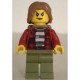 LEGO City női bűnöző rabló minifigura hátizsákkal 60171 (cty0867)
